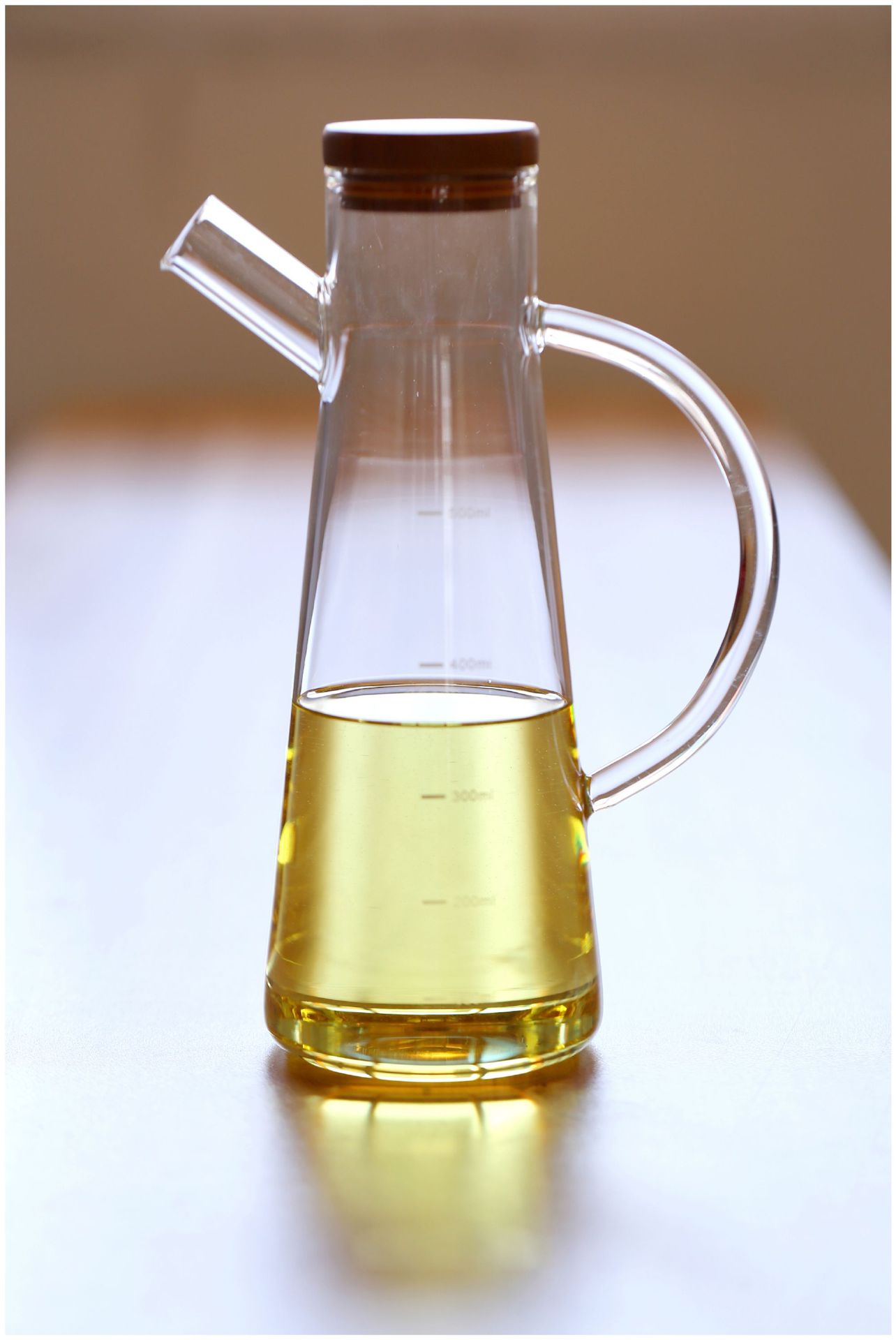 供应防漏 玻璃油壶 刻度控油健康油壶 酱油麻油醋瓶厨房用品油瓶