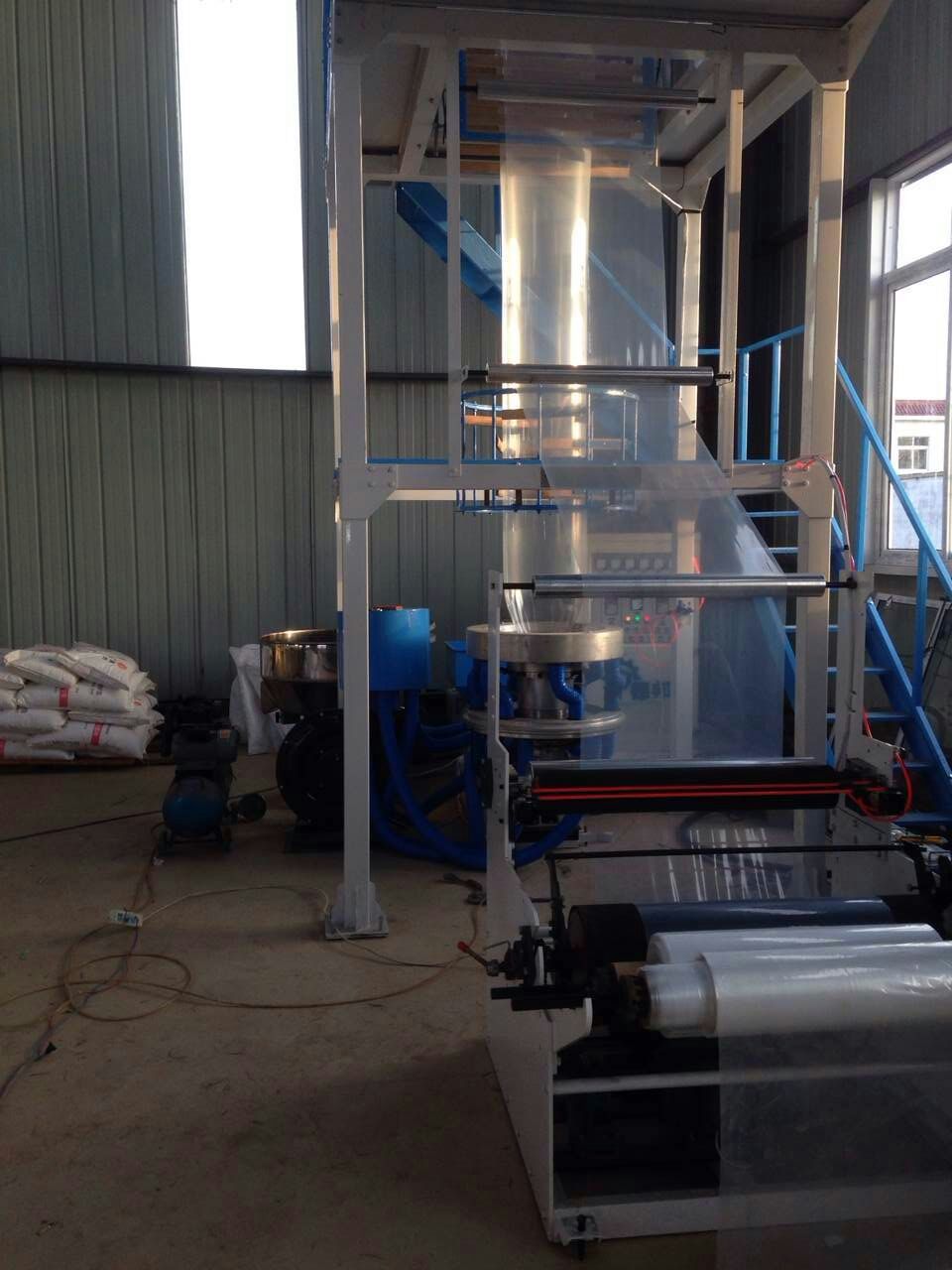 背心袋方便袋生产设备,塑料薄膜袋吹膜机,吹膜机,德邦机械-阿里巴巴