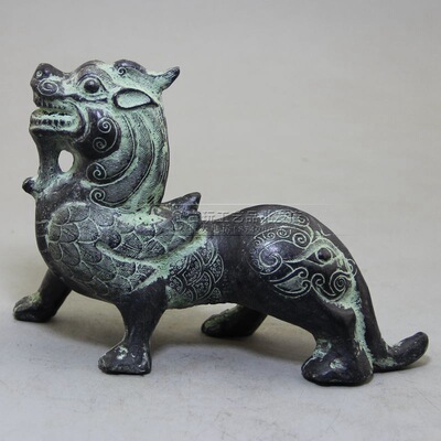 厂家直销复古做旧古玩工艺品批发收藏精美纯铜铜器青铜貔貅摆件