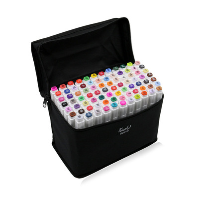 touch five 5代酒精性双头马克笔 60色80色168色常用手绘设计套装