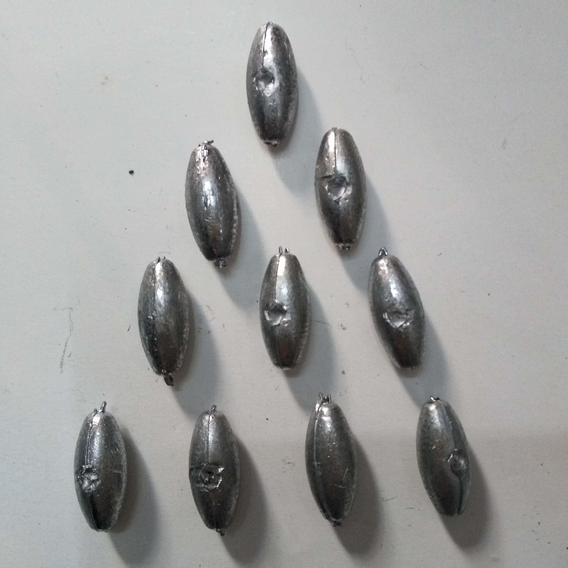 8克空心铅坠橄榄串心坠海钓铅坠海竿铅坠铊