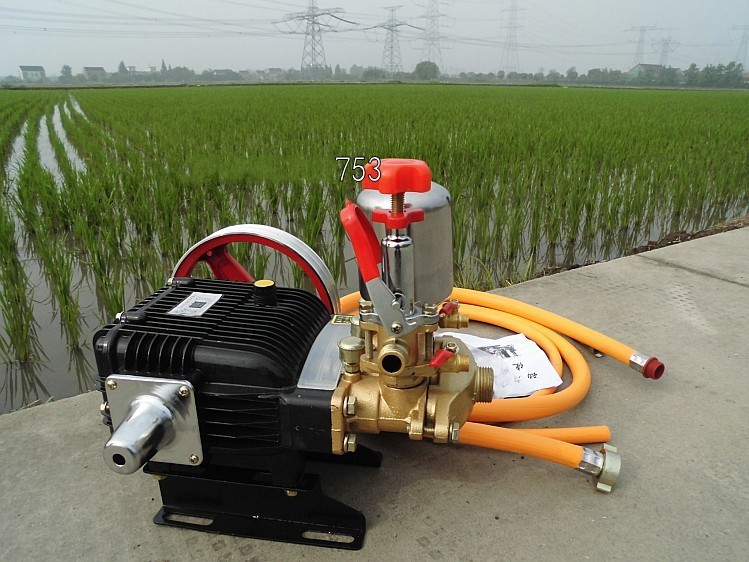 60担架式机动喷雾器打药机高压泵总成三缸柱塞泵自吸水泵
