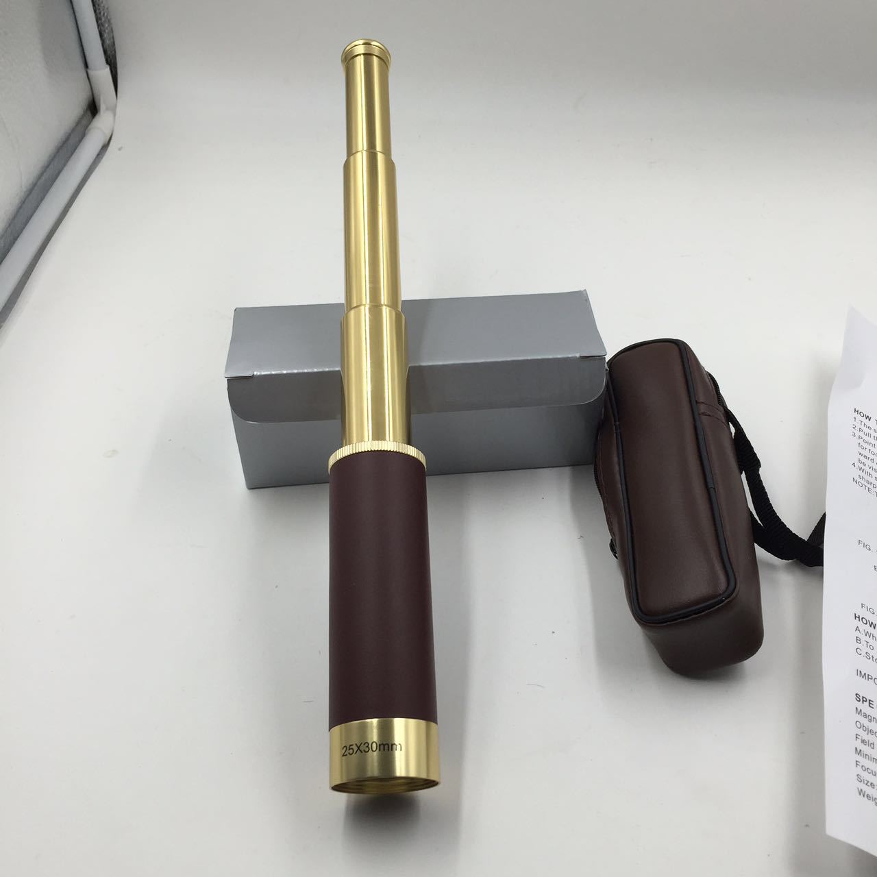 海盗望远镜单筒复古伸缩儿童25x30高倍高清迷你微光夜视成人户外