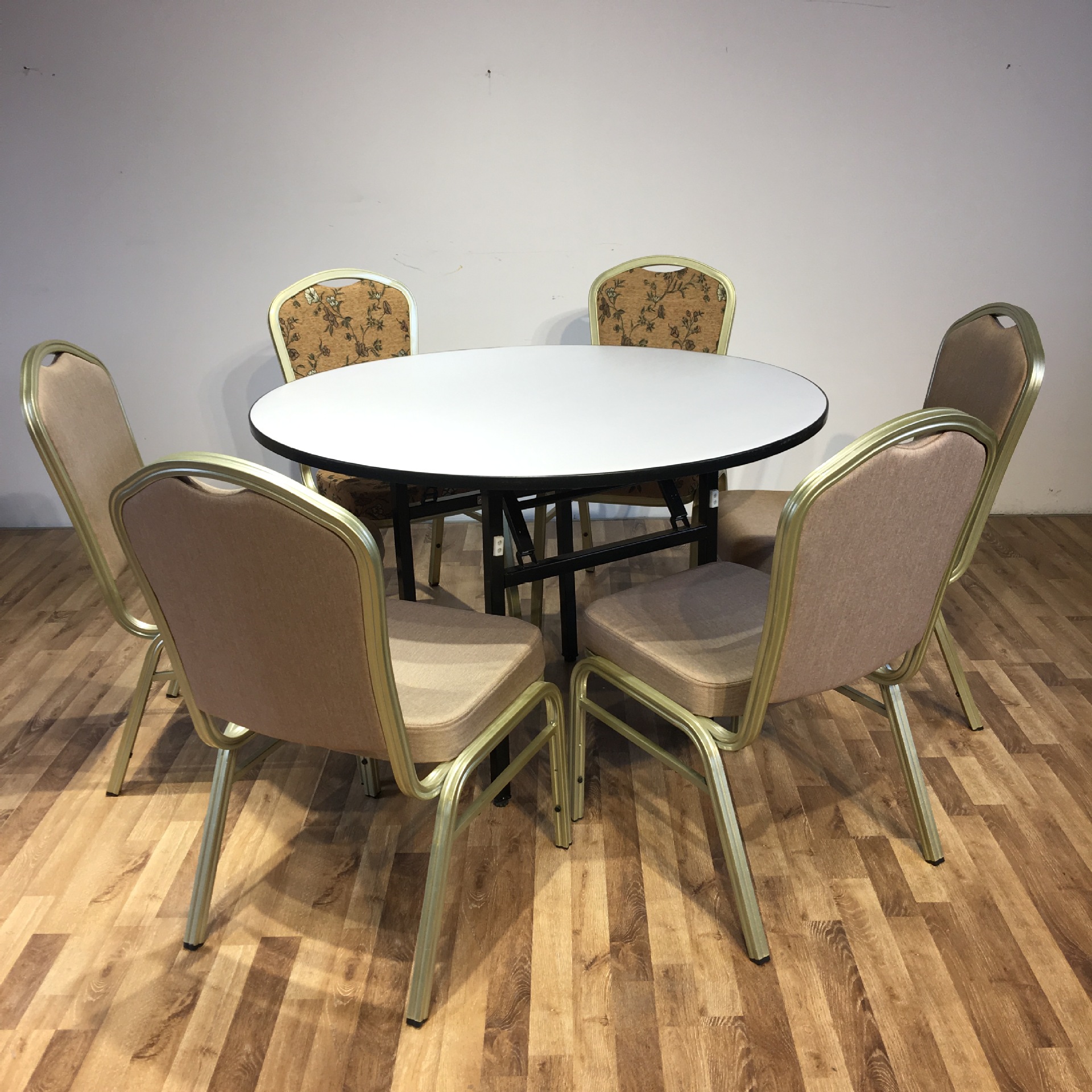 酒店宴会餐桌椅组合  餐厅金属餐椅餐桌椅来图来样定制椅子桌子