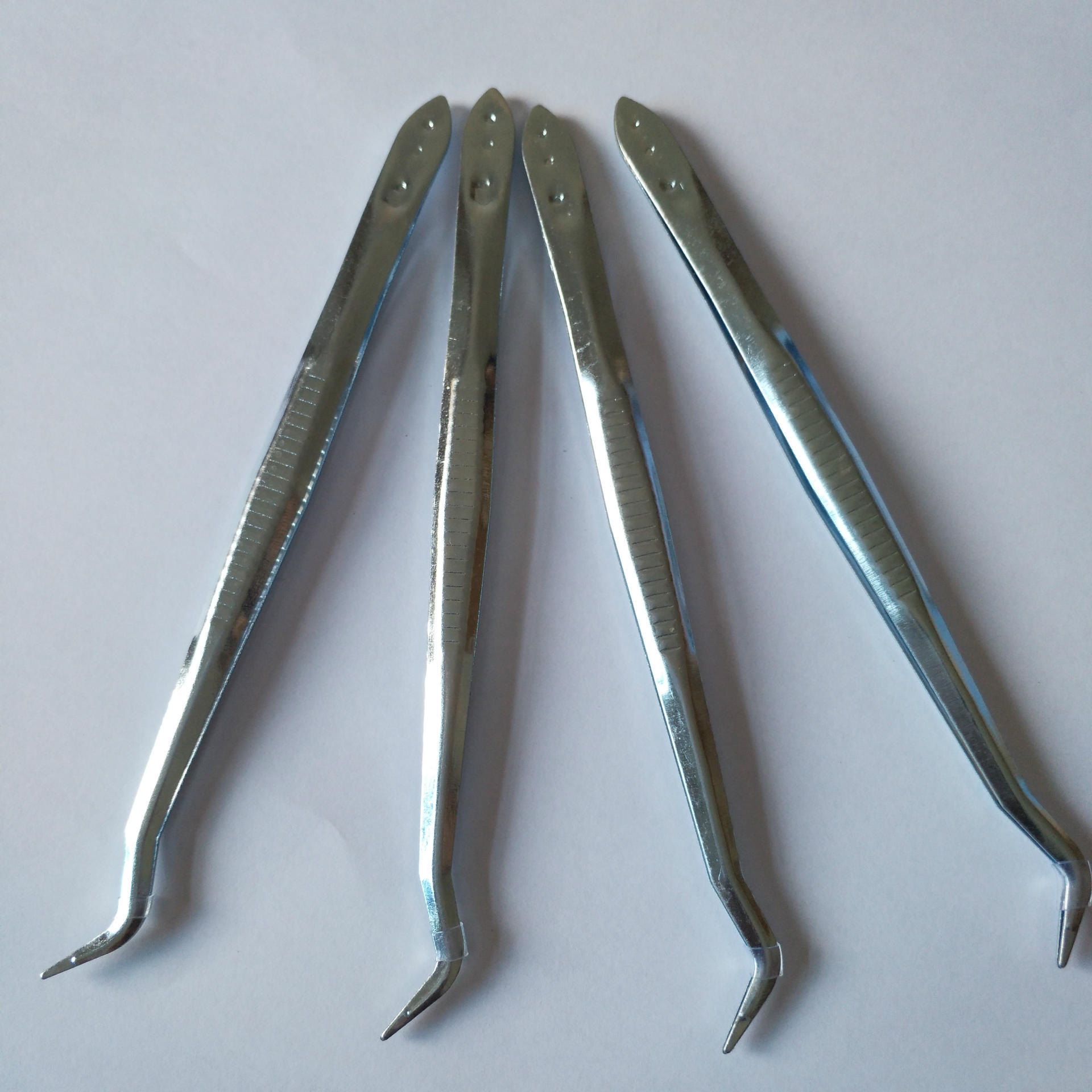 牙科 弯头镊子 不锈铁聂子 145mm 医用厂家直销 支持定制