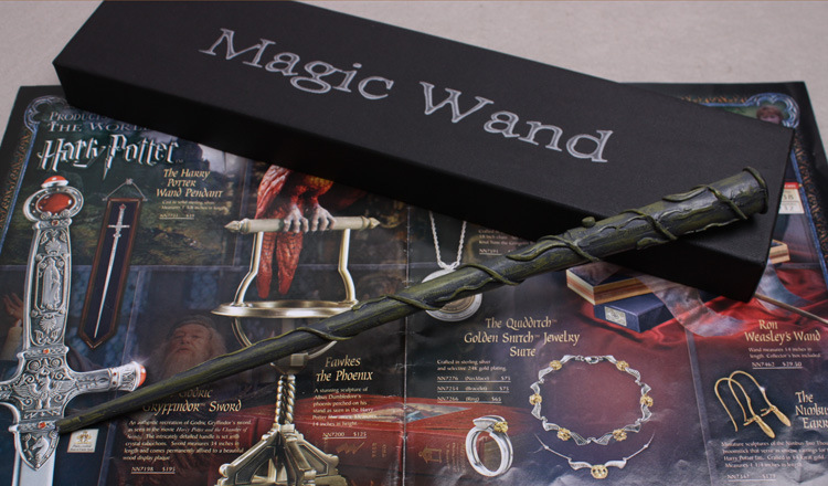 赫敏发光魔杖 哈利波特led魔法棒 圣诞节礼物 cos影视道具 新款