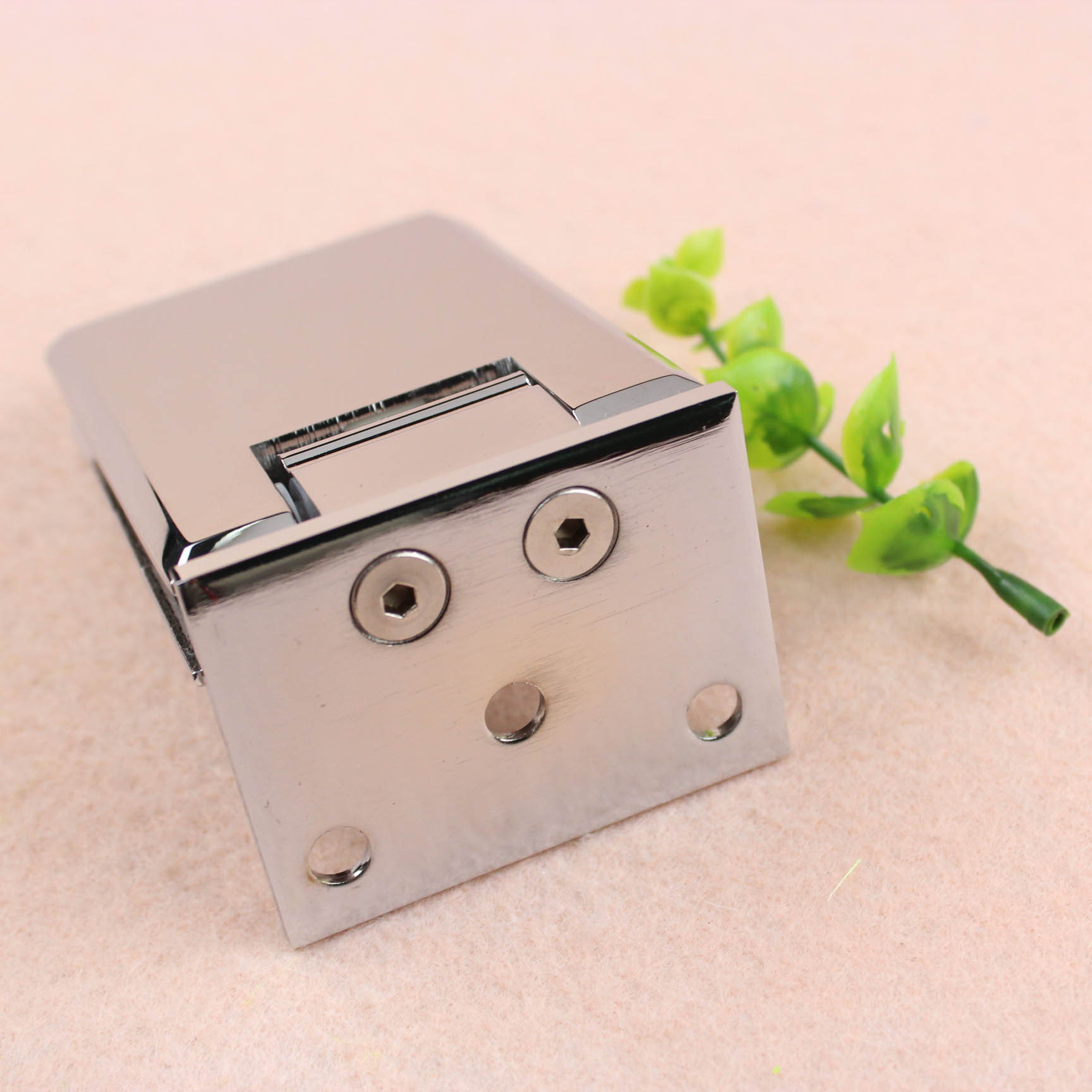 厂家直销墙对玻璃浴室夹全铜铰链淋浴房合页卫浴固定夹玻璃门配件