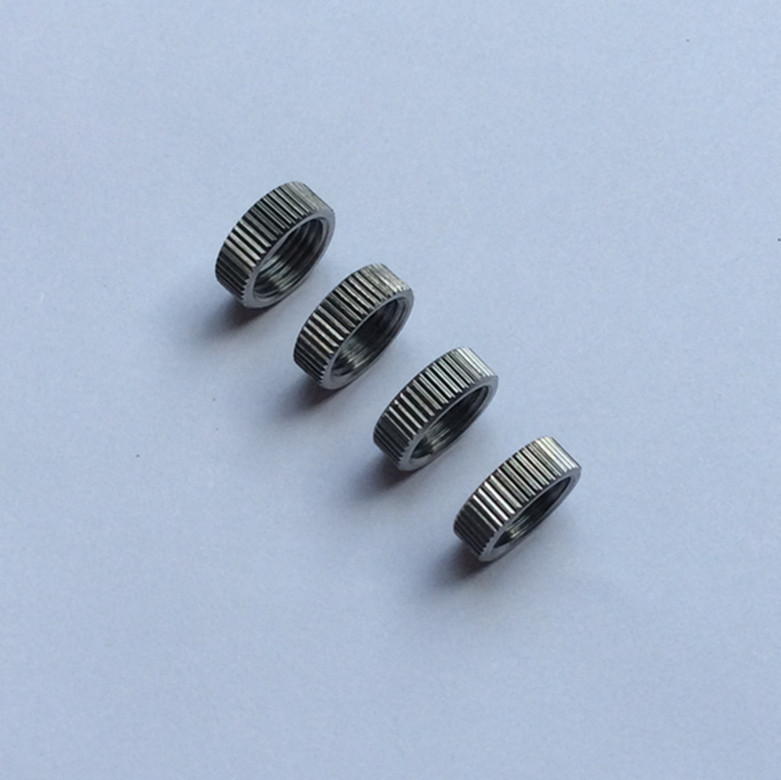 厂家现货供应304不锈钢滚花薄型细牙圆螺母 m12*1螺母 价格优惠