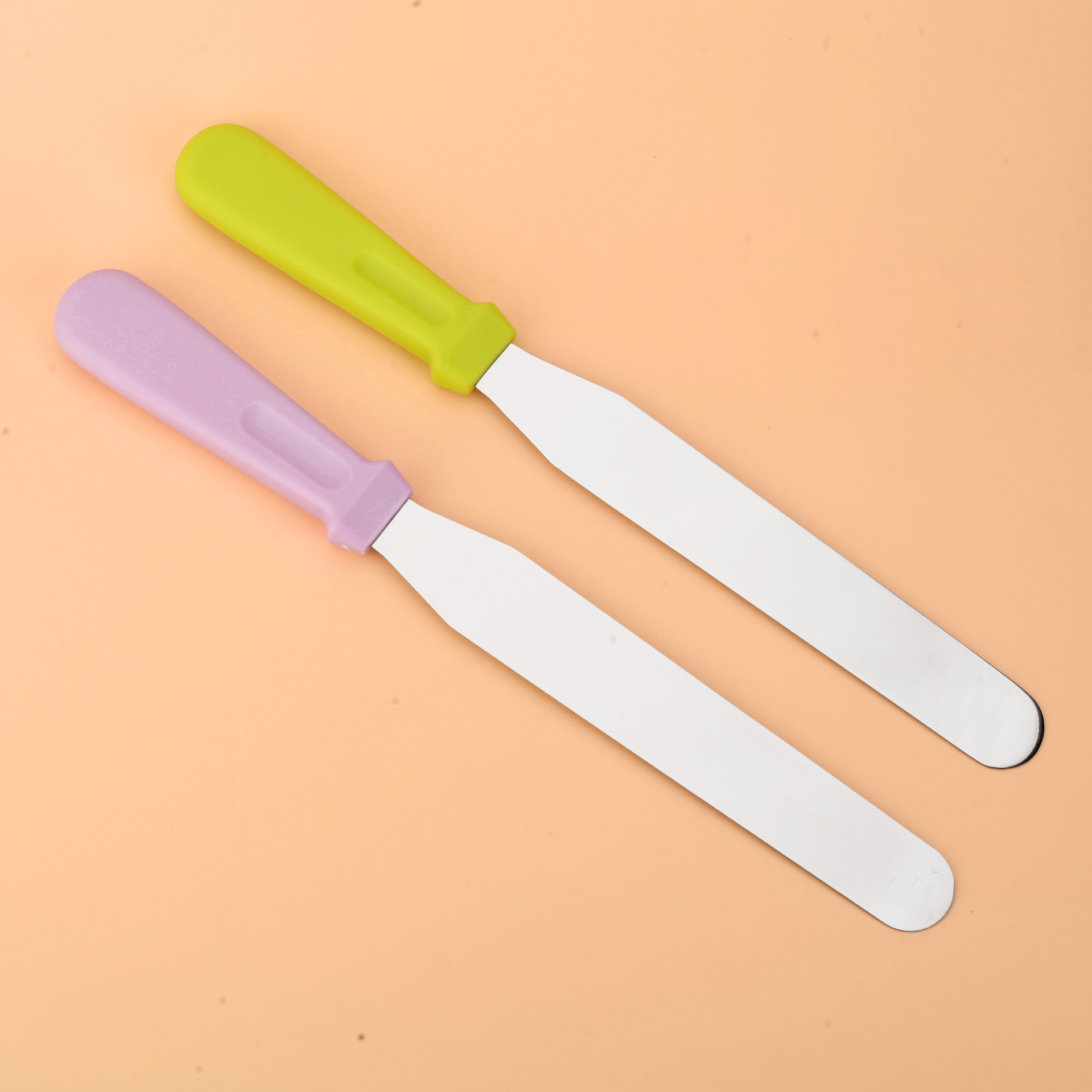 蛋糕抹刀不锈钢奶油抹刀 蛋糕裱花刮刀抹平面刀 烘焙工具6/8/10寸