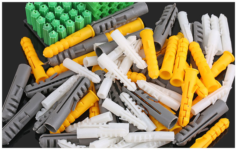 塑料膨胀管小黄鱼膨胀塞胶 塞锚栓 鱼型膨胀管 6mm8mm10mm