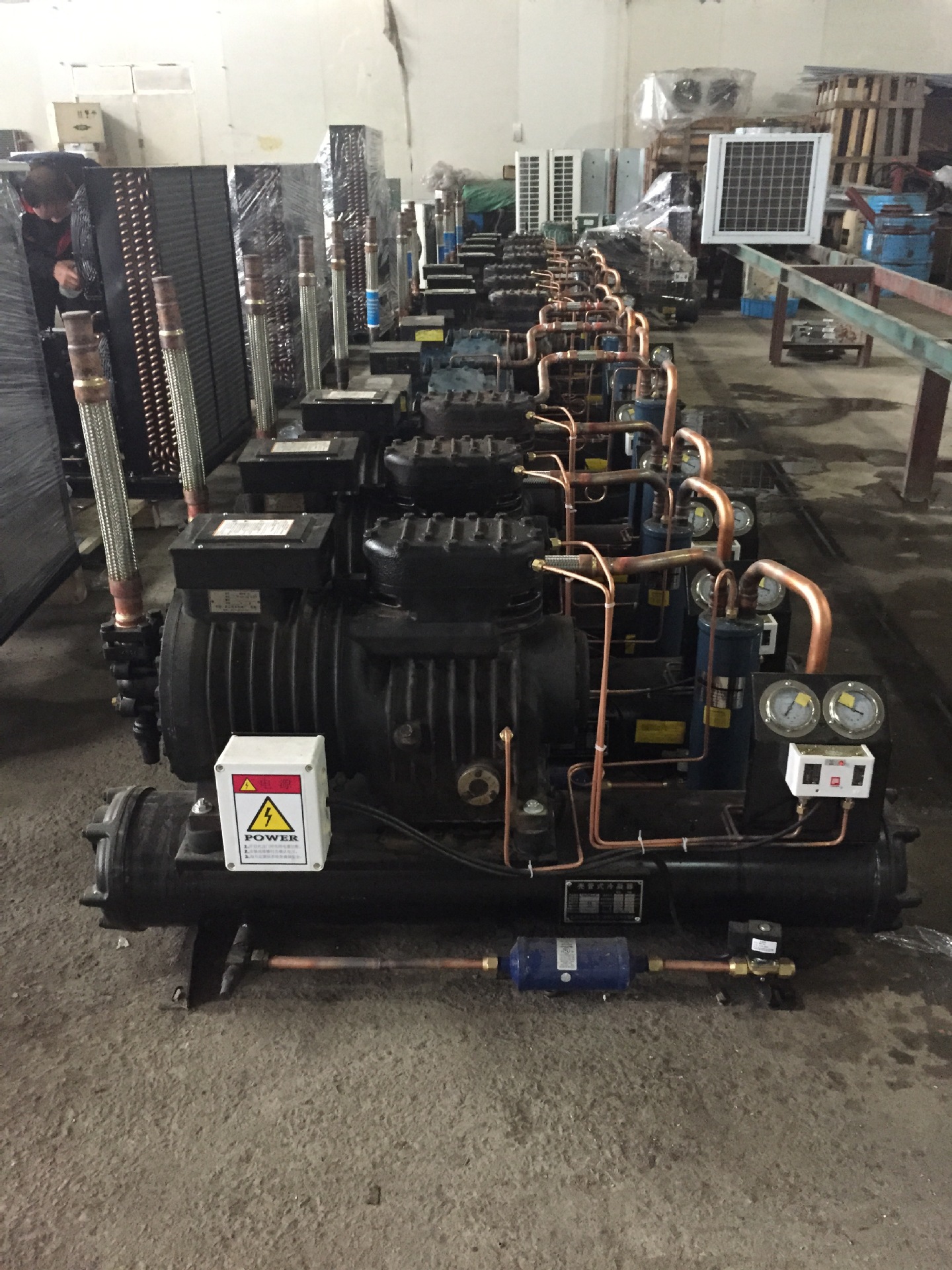 艾默生谷轮敞开式水冷机组zb21kq风冷高温机组3p/4p冷库机组制冷