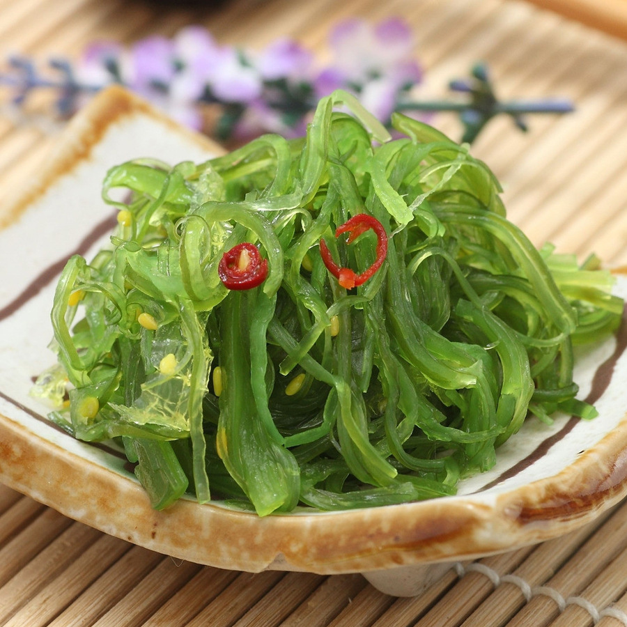 即食 君和中华海草海藻沙律1kg 海裙带菜 日式料理海鲜调理品