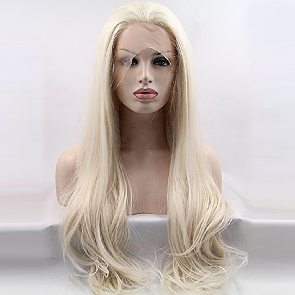 蕾丝头套_化纤高温丝假发高档前蕾丝化纤 欧美流行款工厂直销量大从优