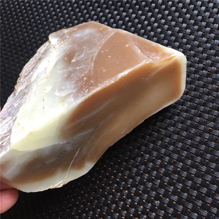 精品 和田玉 岫岩玉原料 黄口料 且末玉 精品黄白老玉 原石 毛料