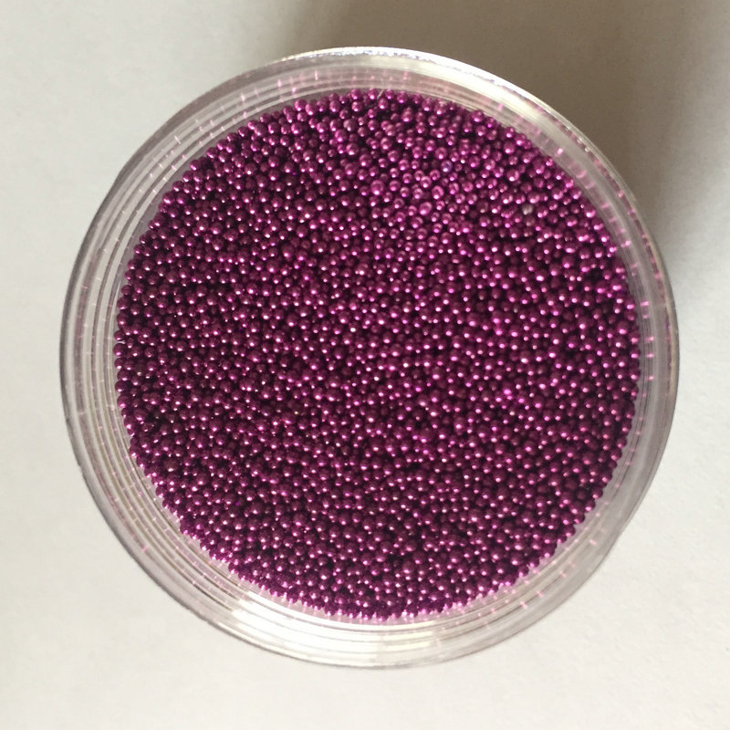 大量供应彩色玻璃微珠 金属色玻璃微珠diy美甲 电镀玻璃微珠