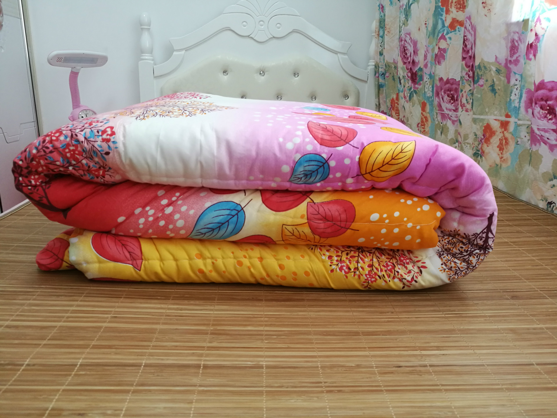 厂家直销印花棉花被褥纯棉被子冬加厚学生被芯工地劳保棉被批发