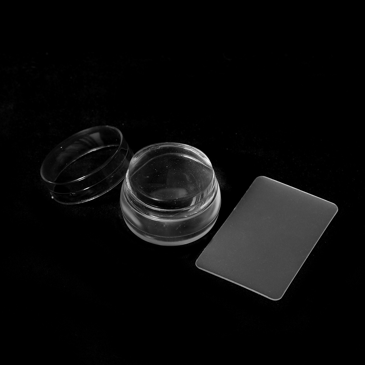 美甲用品批发新款美甲大硅胶印章透明盖子爆款超值特价