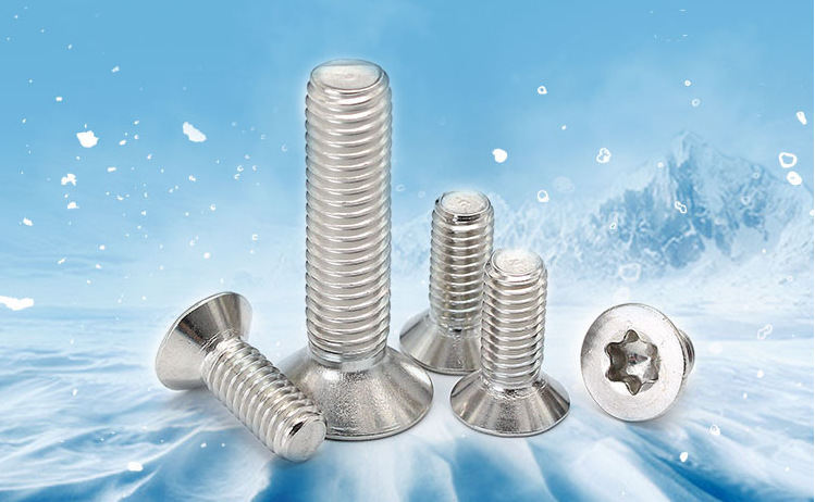 316不锈钢平头内六角梅花槽机丝gb2673防盗螺丝花型沉头螺丝m3