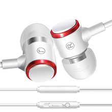 入耳式有线耳机重低音3.5手机运动耳机适用小米华为OPPO圆孔批发