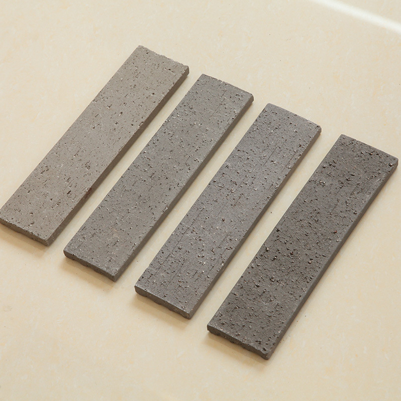 定做批发宜兴优质青灰色劈开砖,外墙 拉毛墙面砖 灰色系