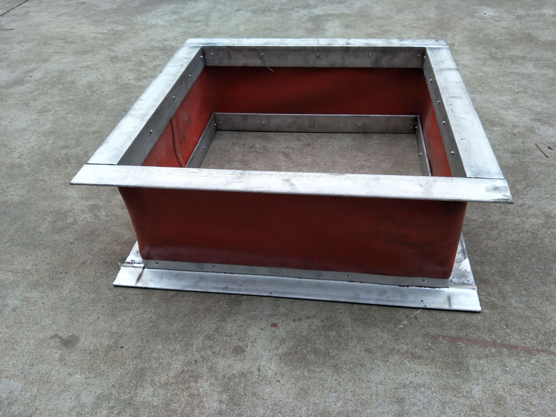 定做风机盘管软接头 风机风管防震软接 中央空调方形圆形耐高温防