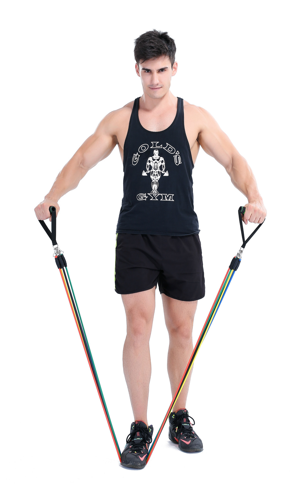 健身绳弹力管套装拉力绳健身男女力量训练套装健身拉力管套装