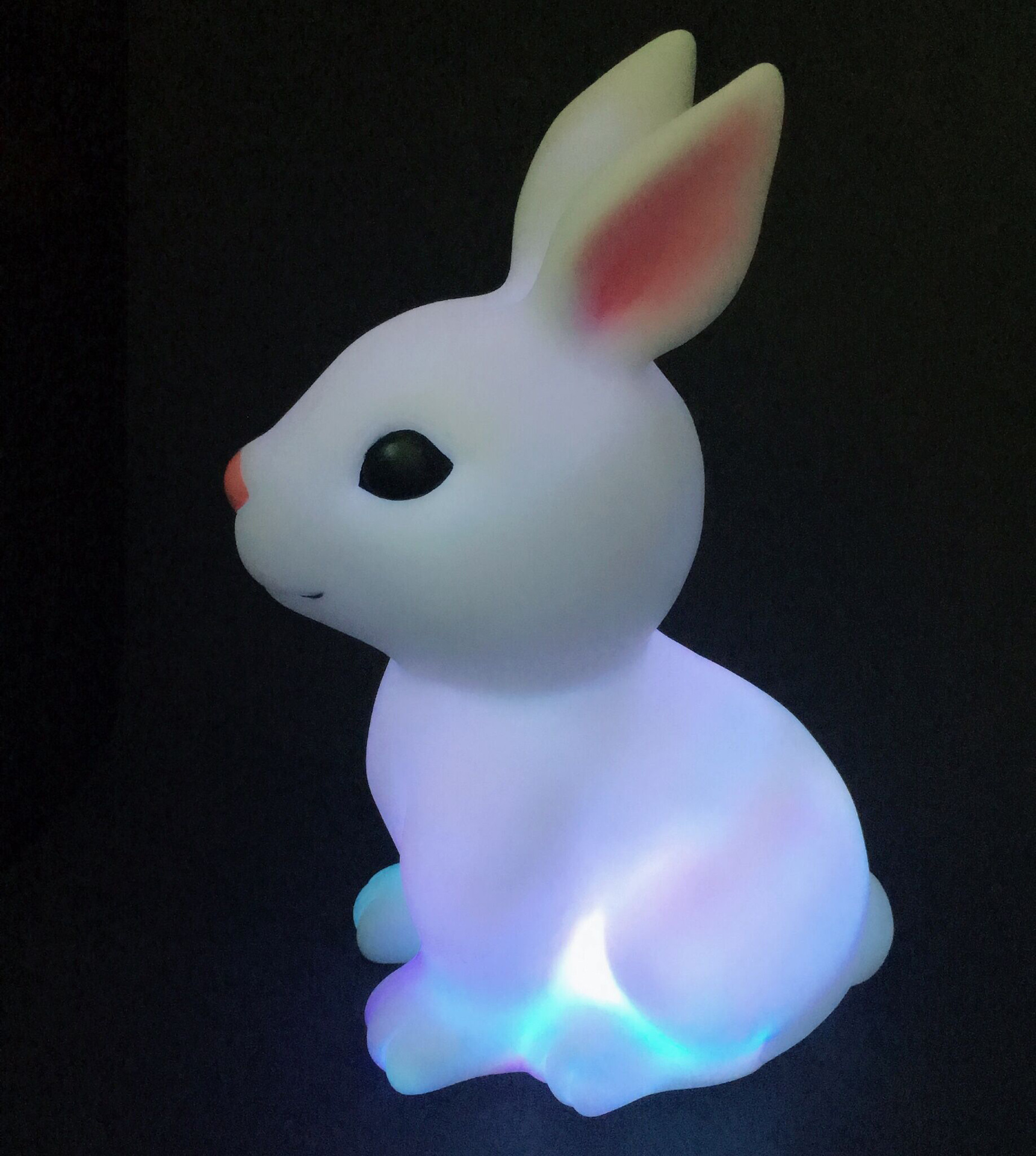 邦尼兔七彩灯 触碰感应护眼小夜灯 led变色卡通萌兔新奇特批发