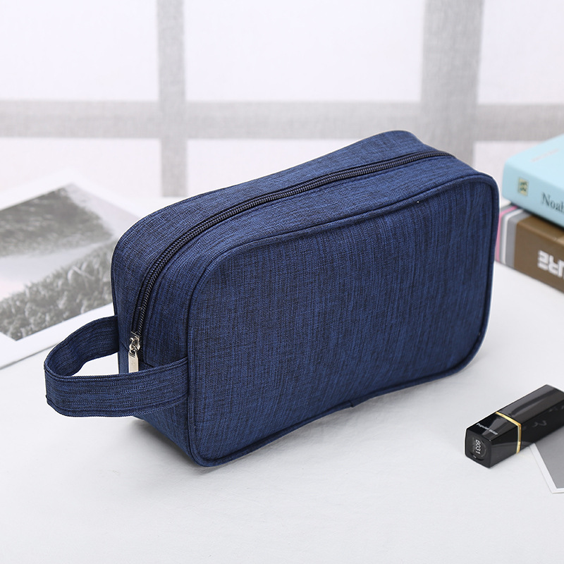 Monochrome Women's Cosmetic Bag Portable Toiletry Bag Multi-Functional Zipper Bag Large Capacity Storage Bag Custom Logo Wholesale