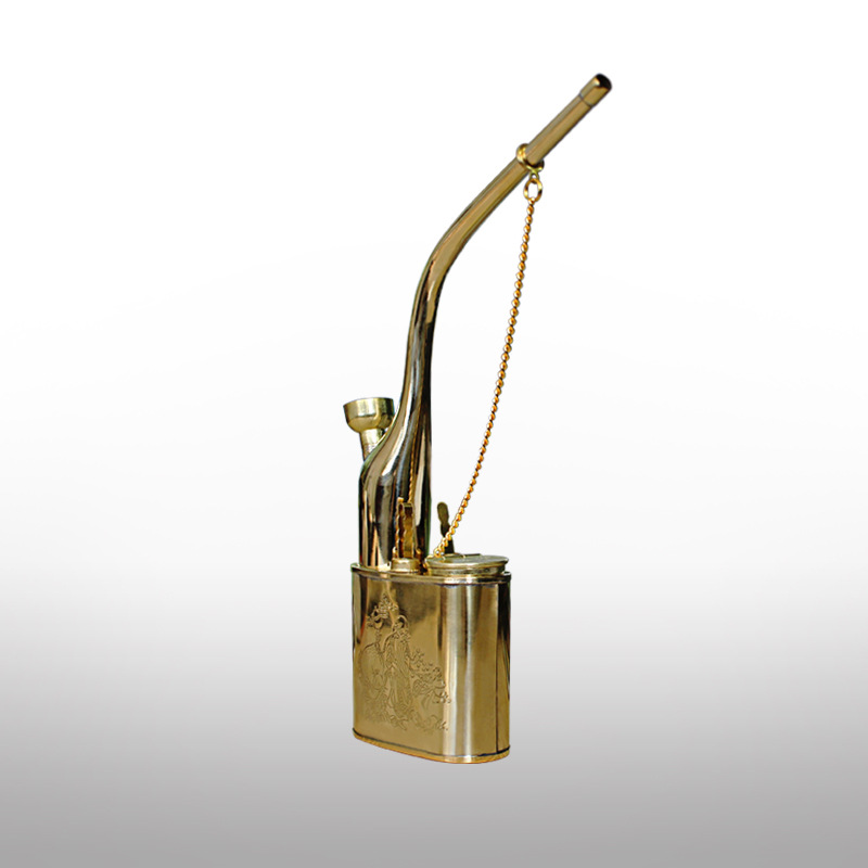 益寿水烟壶烟具直销创意个性复古大铜两用型水烟壶过滤器厂家批发