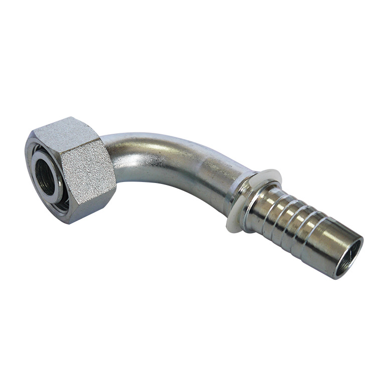 20491公制内螺纹扣压软管接头 公制内螺纹球面 液压软管接头