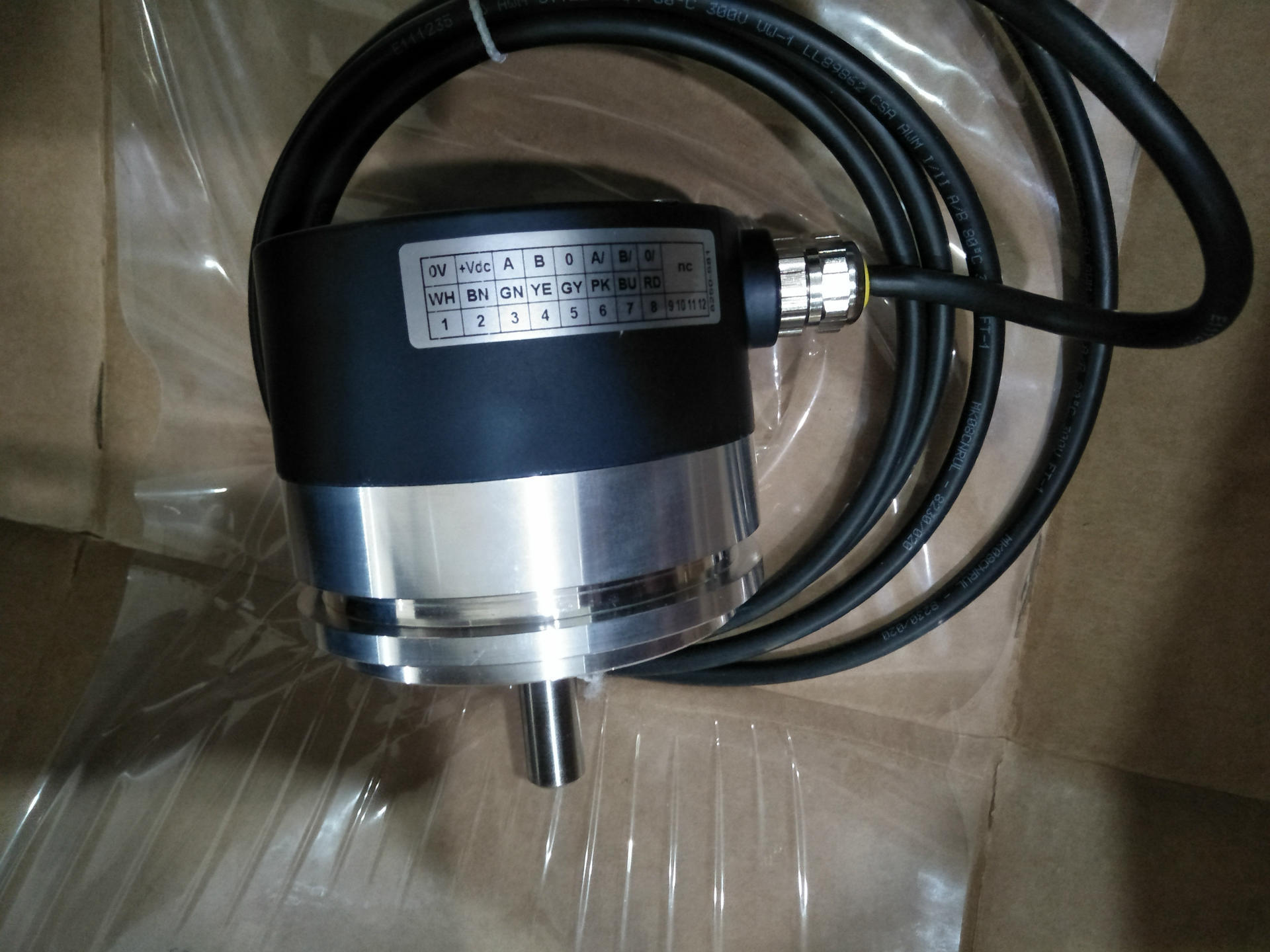 造纸复切机电机专用编码器fins5810a593r/2048宁波德仕精科机电直
