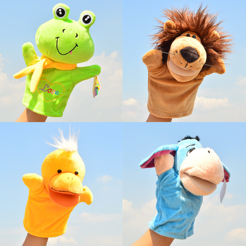 手偶娃娃毛绒玩具可爱动物小熊手偶手套玩偶六一儿童礼物毛绒玩具