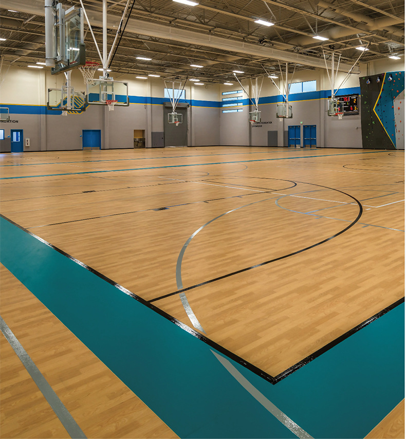 上海运动场馆木纹pvc运动地板弹性环保加厚塑胶卷材运动地胶板