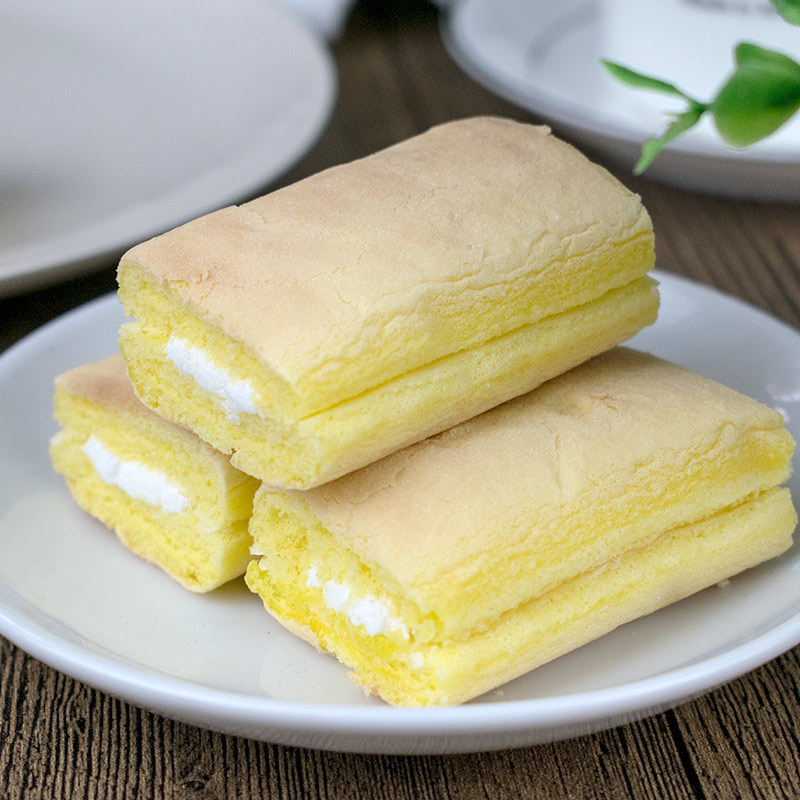 好运来迷你松塔蛋糕酸奶味2kg整箱松软面包早餐糕点小吃零食批发