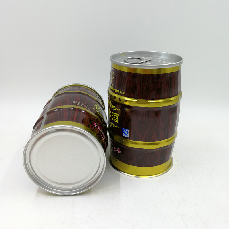 异形罐马口铁酒罐马口饮料罐大肚鼓型酒水罐厂家定制