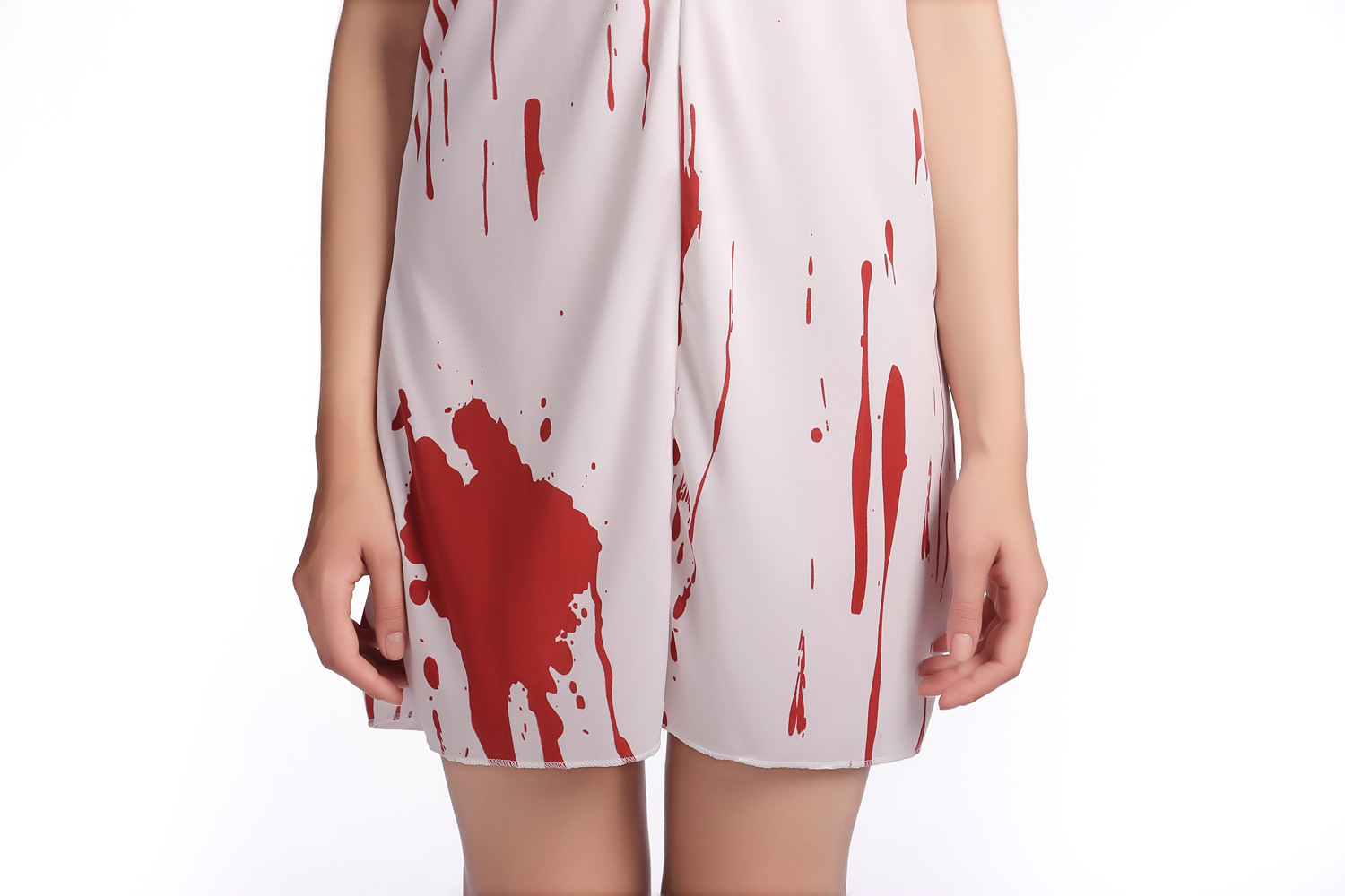 外贸万圣节性感角色扮演惊悚女士血护士服装 cosplay 游戏制服