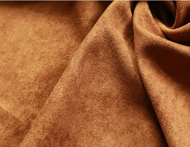 麂皮绒 麂皮绒面料 现货 五枚加密麂皮绒 时尚服装面料