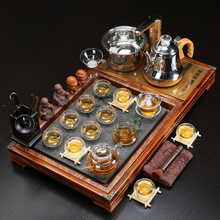 玻璃茶具茶盘套装