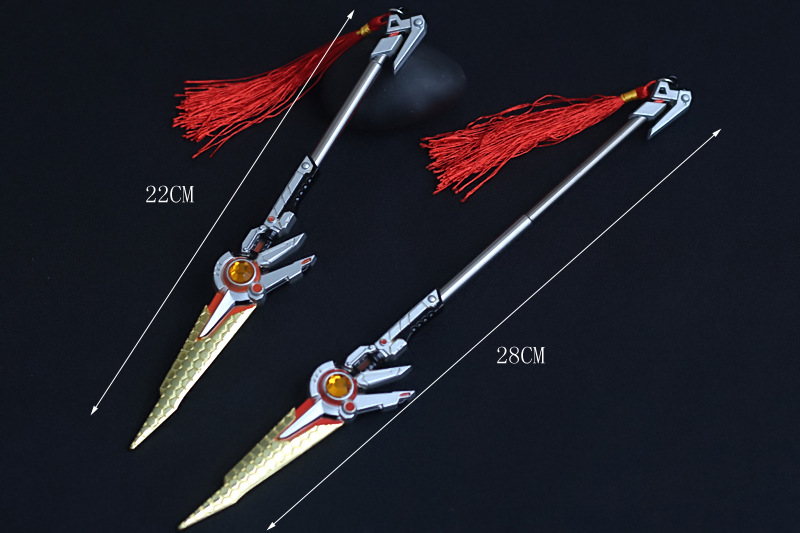 王者兵器模型 韩信逐梦之影 兵器 武器模型 挂件刀扣 钥匙扣