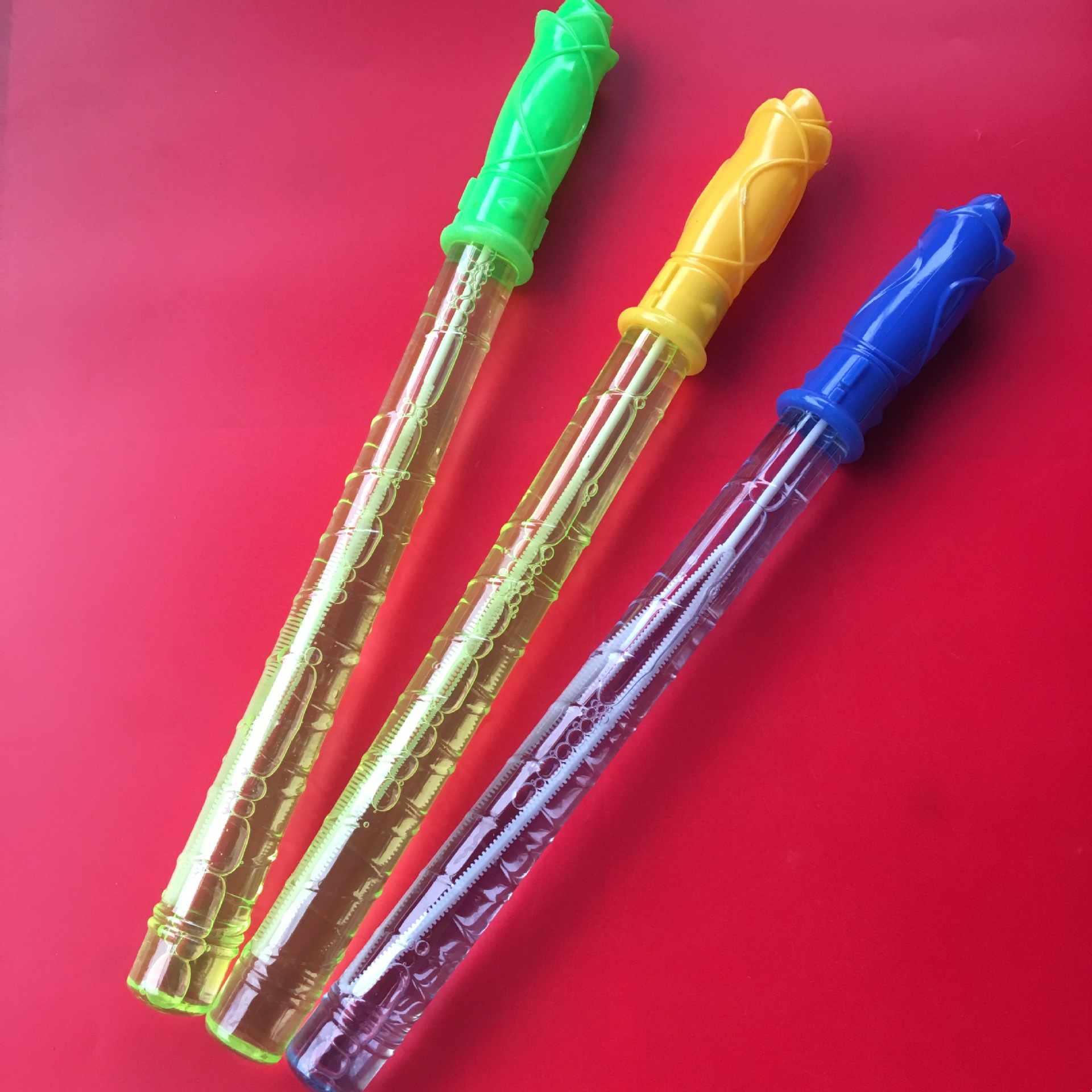 儿童泡泡水泡泡棒户外七彩泡泡棒 棍吹泡泡 玩具浓缩液 批发供应