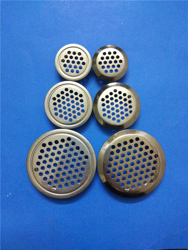 橱柜不锈钢透气孔35#平面 圆形散热通风孔 配件厂家直销批发