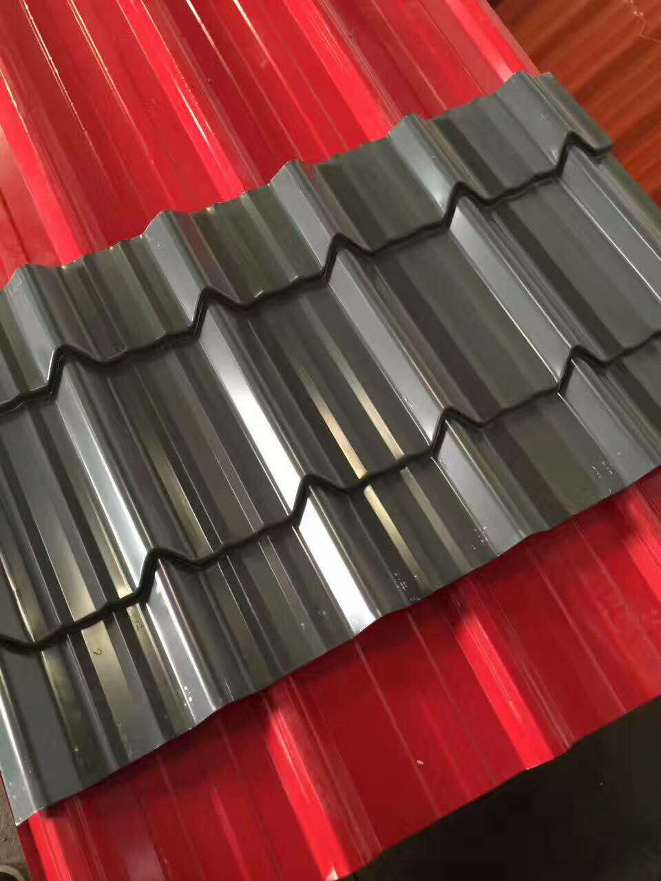 仿古屋面别墅洋房装饰瓦材料批发商-彩钢瓦压型钢板广东厂家经销