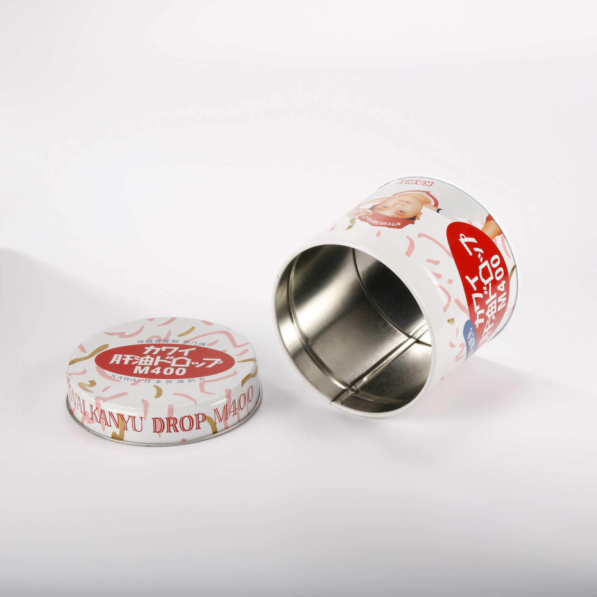 厂家直销马口铁肝油饼铁罐通用月饼盒食品包装铁盒