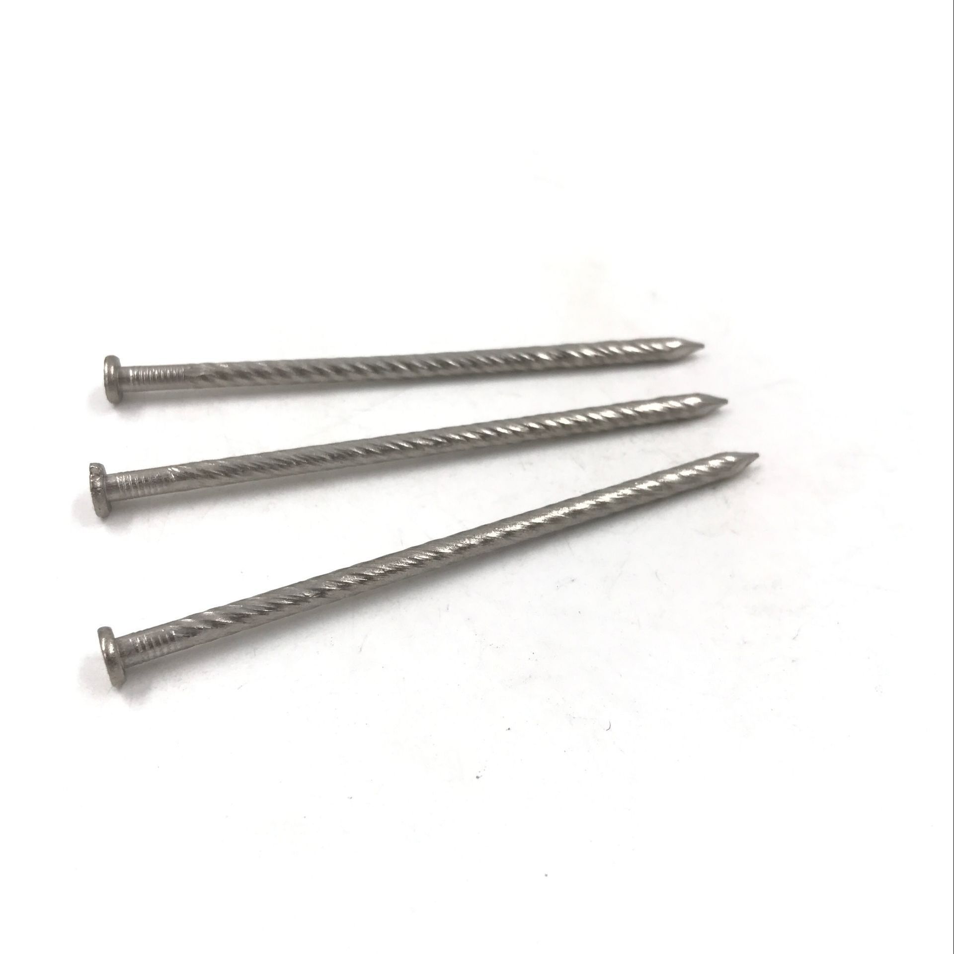 不锈钢201搓丝麻花钉 螺纹地板钉 龙骨钉环纹钉 包装箱钉