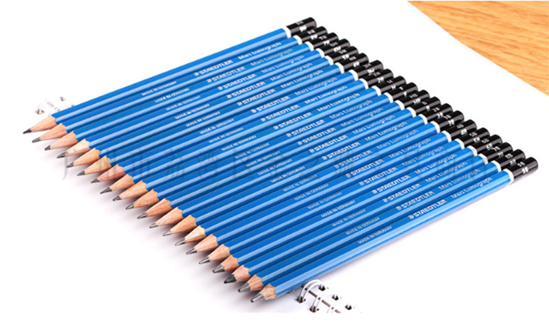 德国staedtler施德楼 100蓝杆画图绘图 铅笔 素描笔