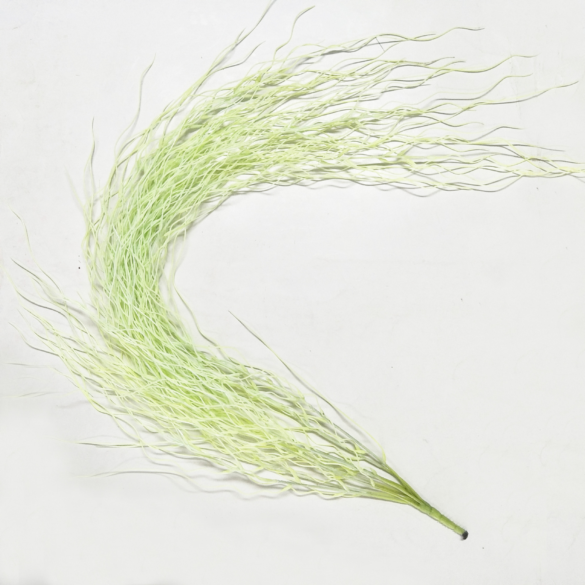 植物墙配件仿真佛珠串仿真龙须挂植物墙装饰假草实拍图过江龙柳叶