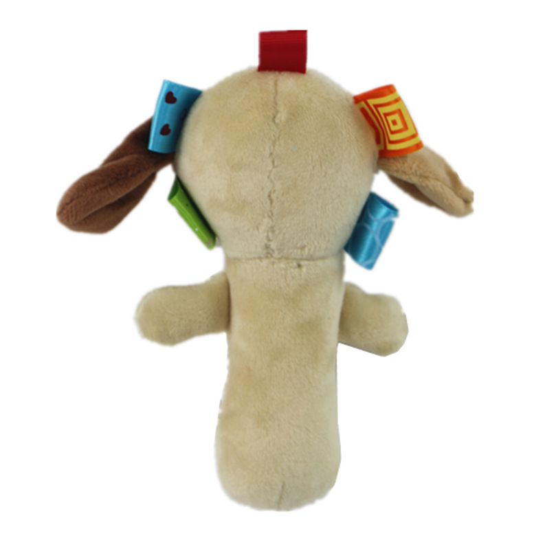 婴儿玩具手摇铃bb棒手抓毛绒宝宝0-1岁bb叫母婴玩具批发