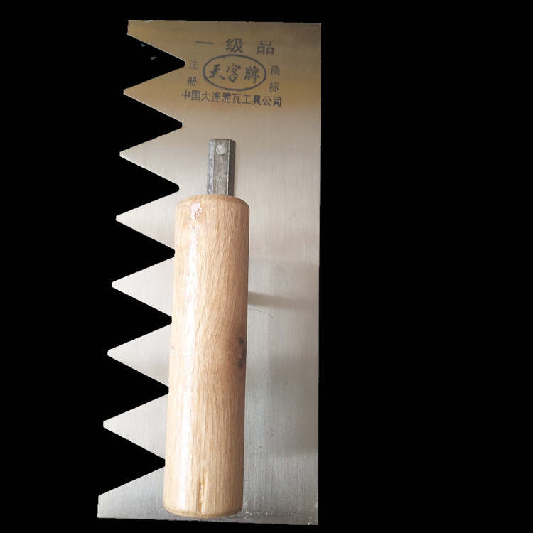 锯齿抹泥刀大齿抹子泥抹子勾缝抹子左齿右齿双齿抹泥板瓷砖抹子