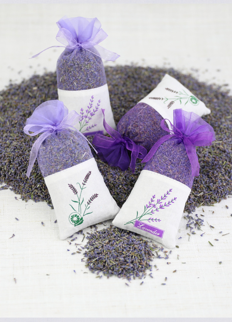 厂家批发新疆薰衣草香包 汽车衣柜鞋柜驱蚊香薰干花驱虫端午香囊