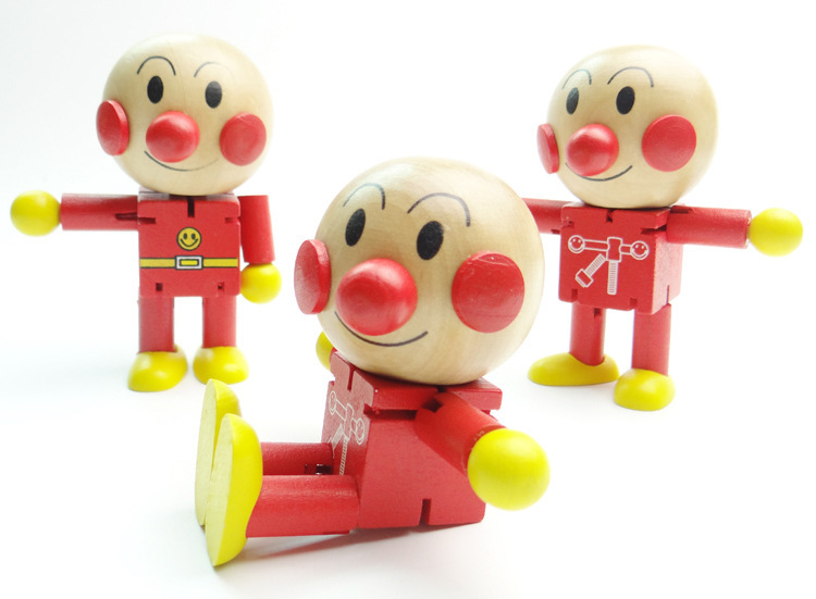 厂家直销木制百变扭扭人木头人儿童益智批发